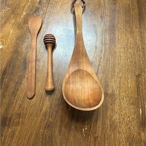 Wooden Kitchen Utensil Set
